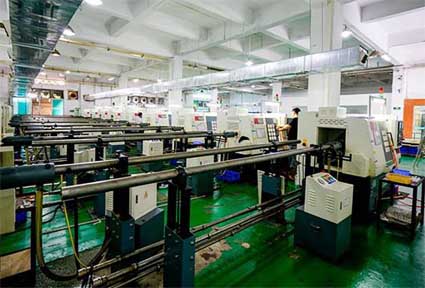 Kangding automatic lathe processing workshop