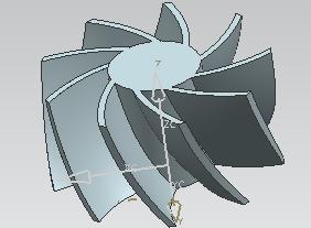 Solid body of impeller