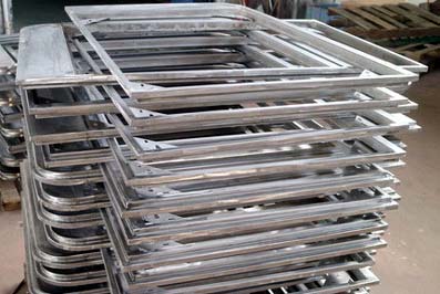 Advertising light box frame sheet metal processing