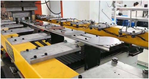 Hot stamping production line
