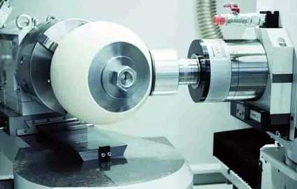Titanium alloy grinding wheel grinding process