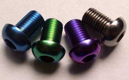 Titanium alloy screw