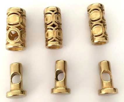 Precision cast copper parts
