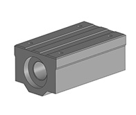 SCS-LUU Unidad de caja de rodamiento lineal
