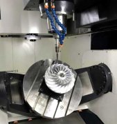 Five-axis CNC machine tool for fast machining of curved surface parts