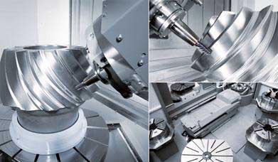 Combined machining process for milling and turning