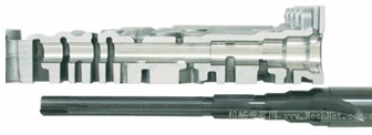 roughing tool and workpiece section