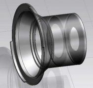 Grinding of large diameter thin-walled parts