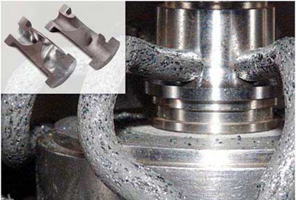 Abrasive flow technology grinding nozzle